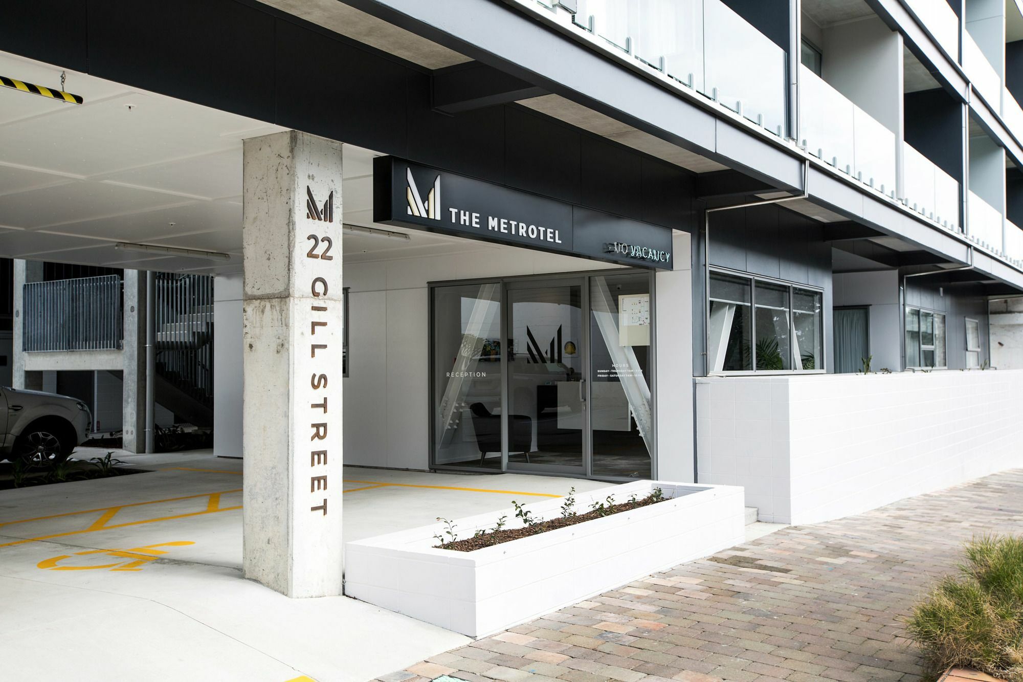 เดอะ เมโทรเต็ล Motel นิวพลีมัธ ภายนอก รูปภาพ
